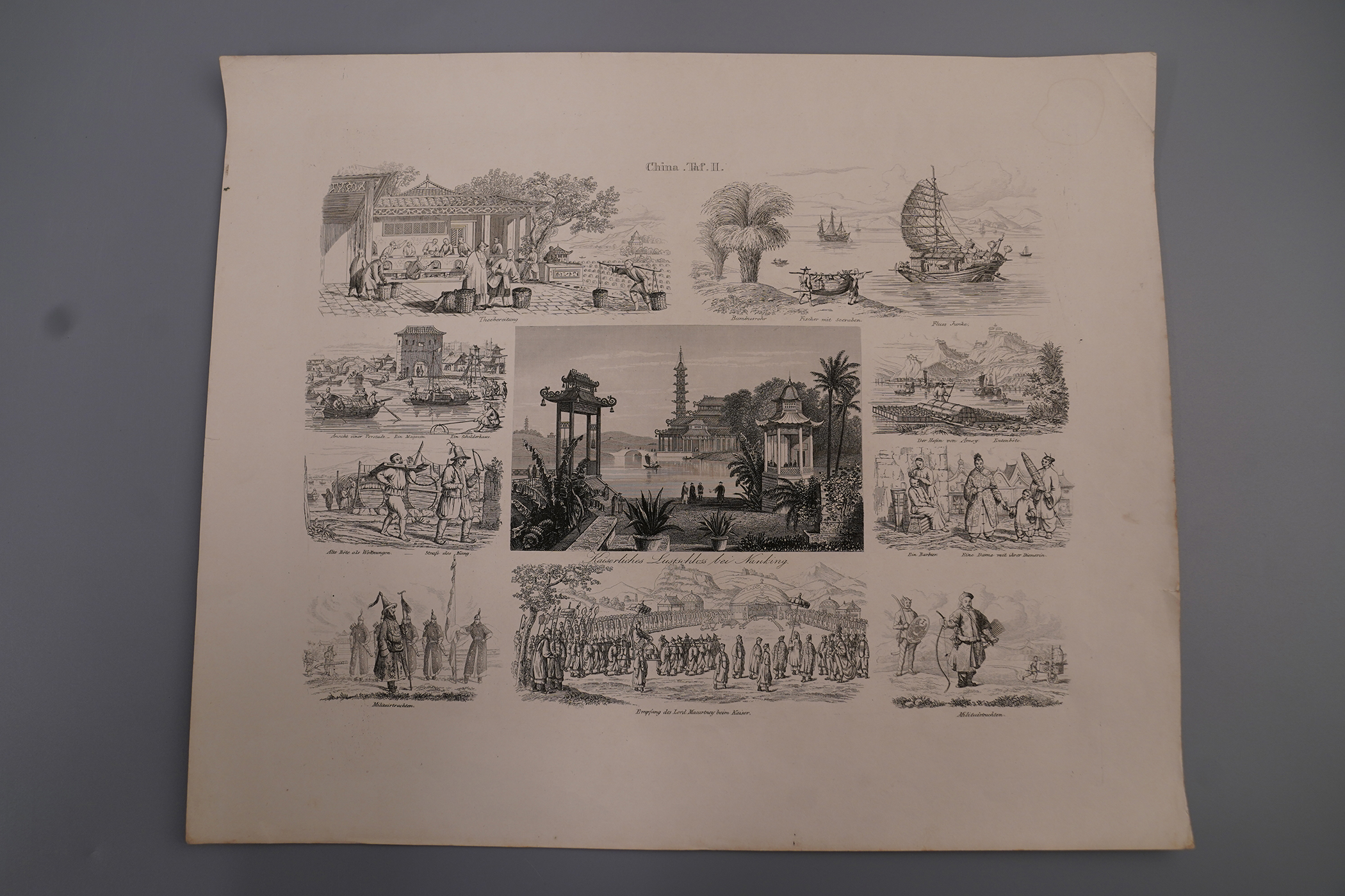 1860年欧洲印制版画纸品